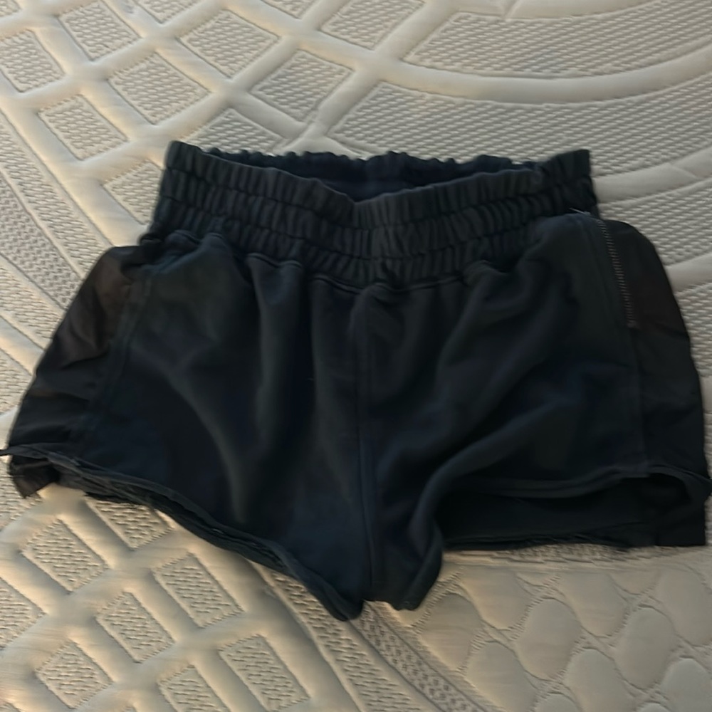 Navy blue short shorts from Free People.